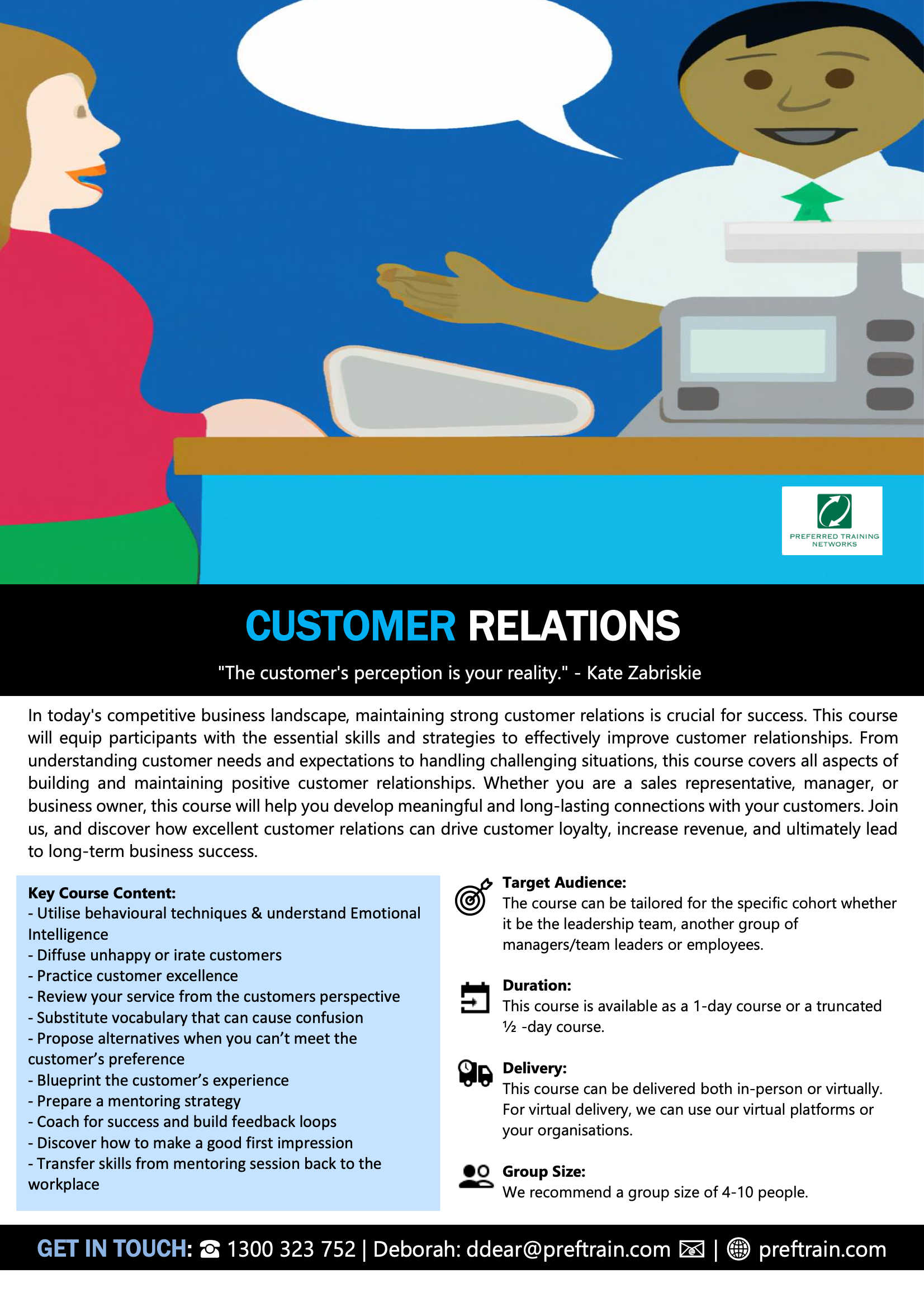 Customer relations