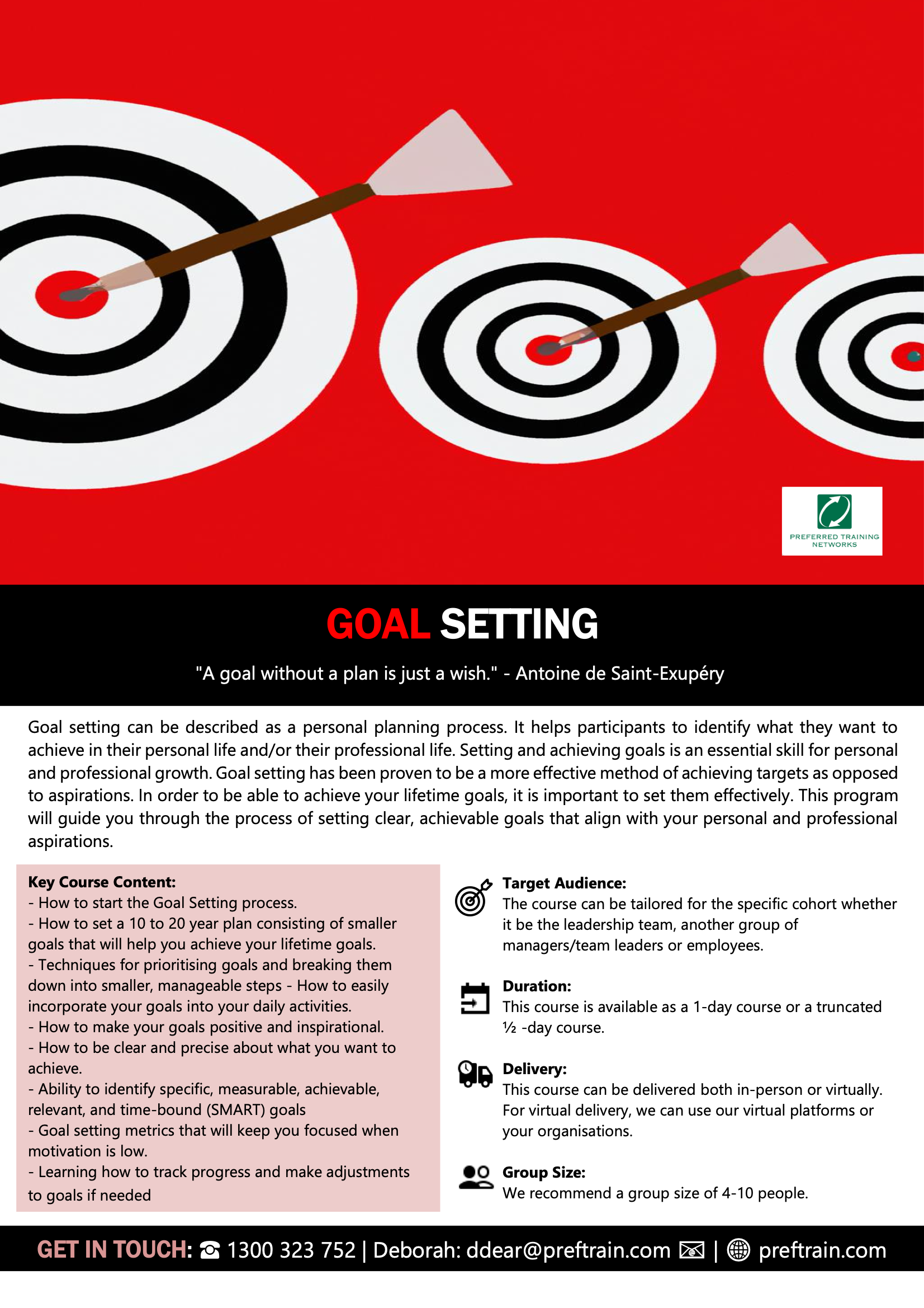 Goal setting