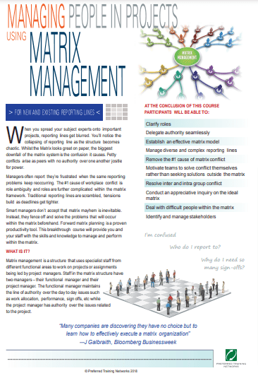 Matrix management