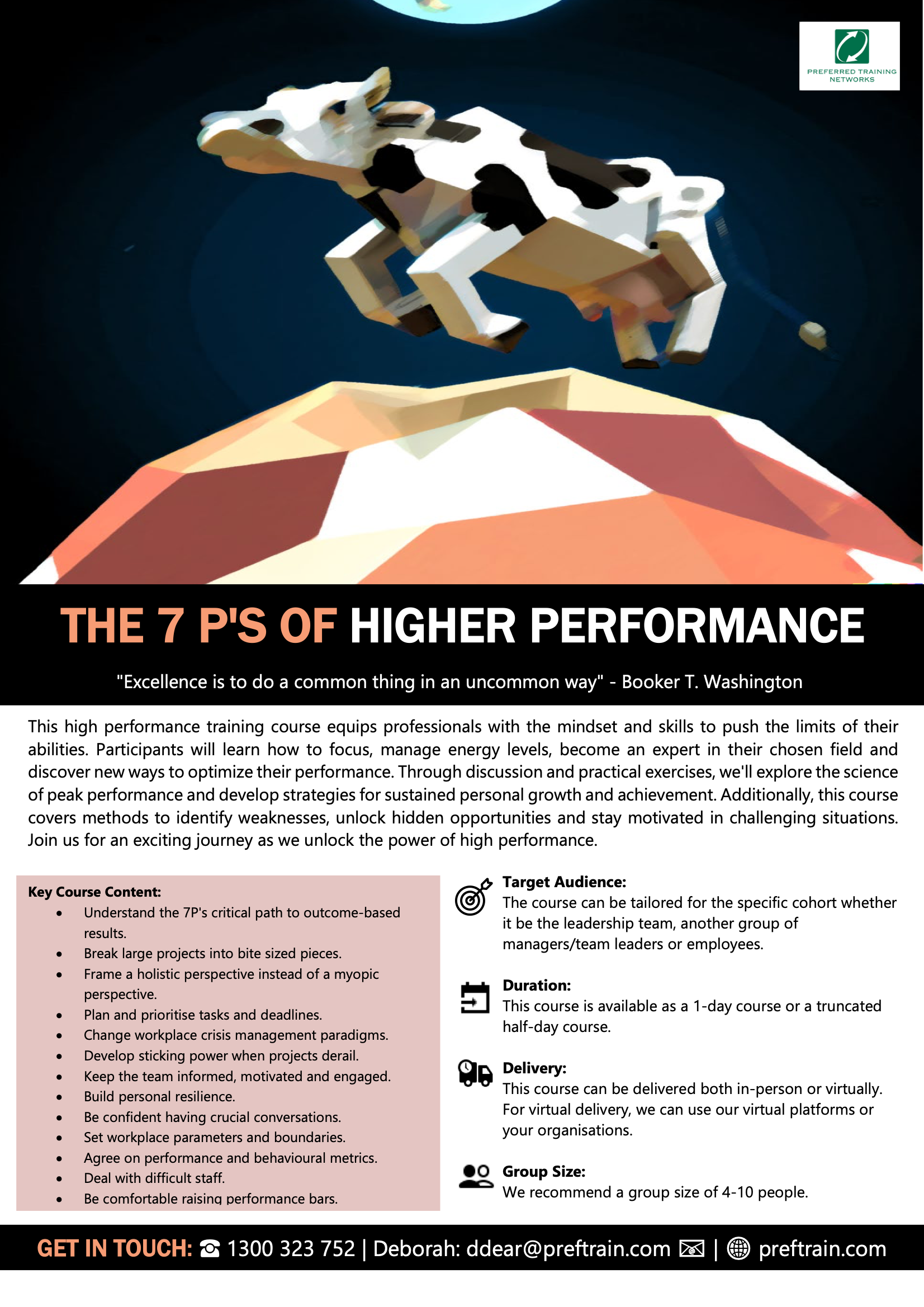 The 7 p’s of higher performance