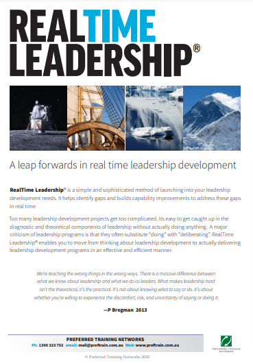 Realtime leadership