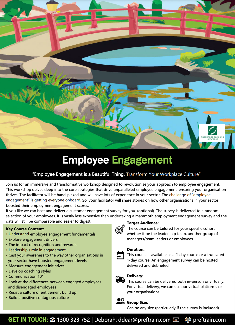 Employee engagement training course