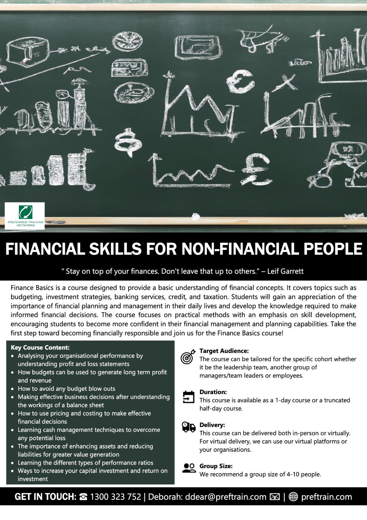 Financial skills for non financial people