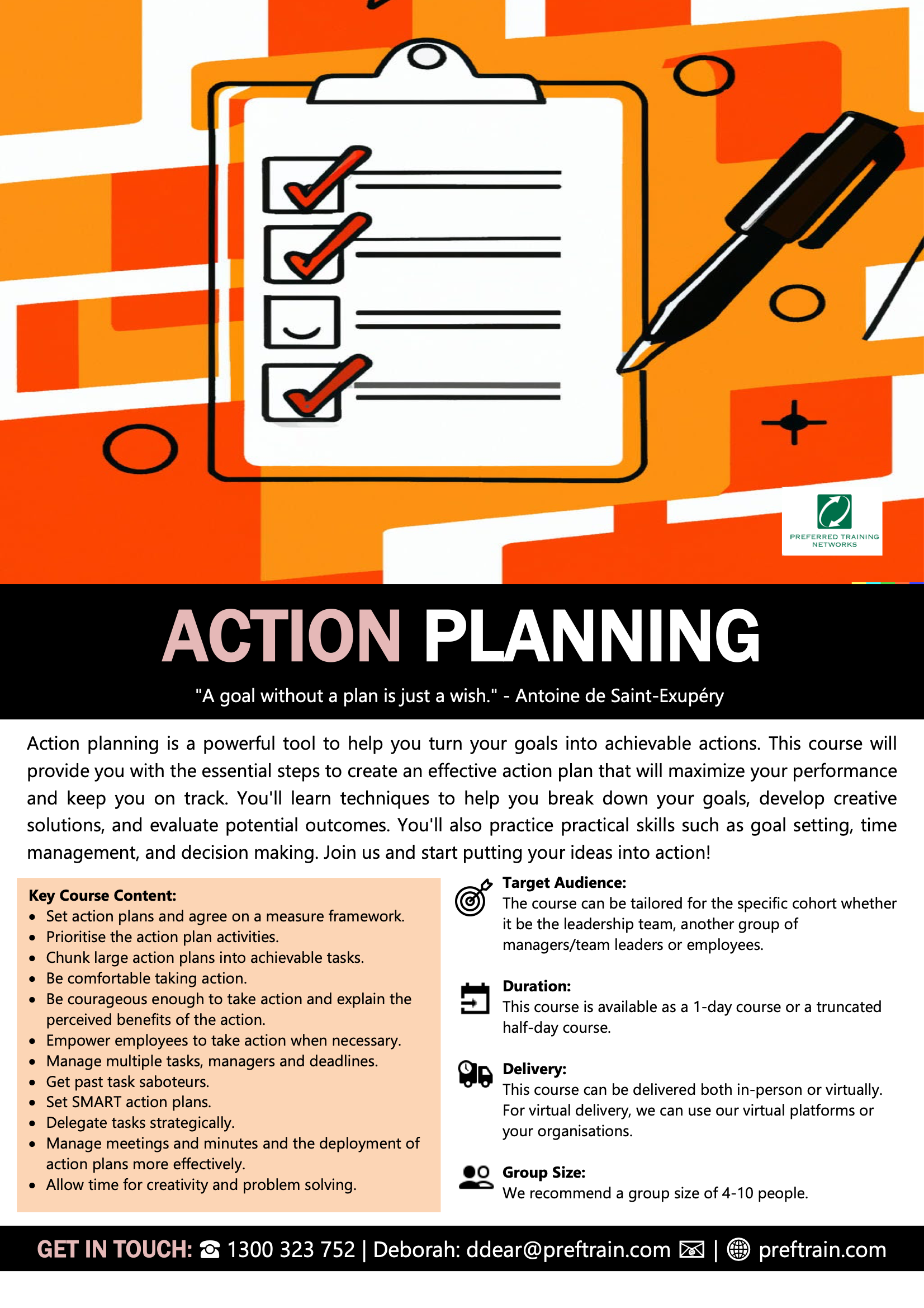 Action planning