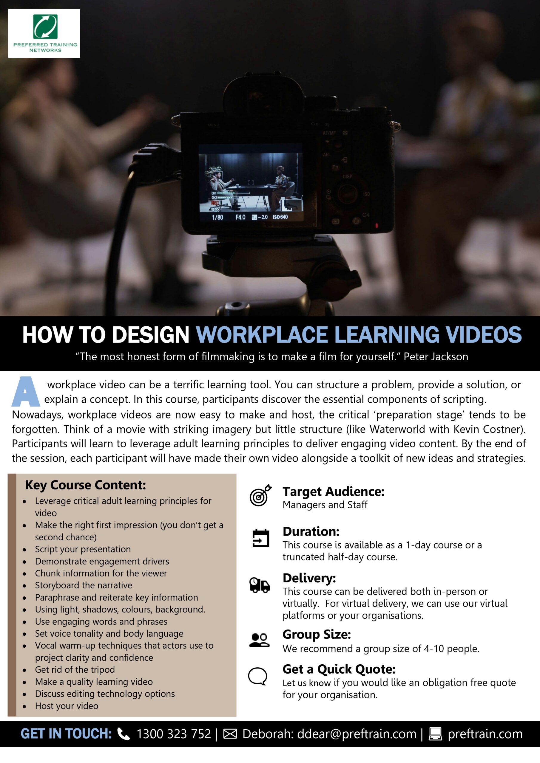 How to Design Workplace Learning Videos