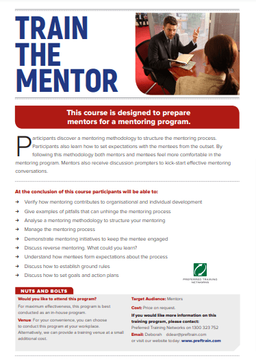 Train the Mentor