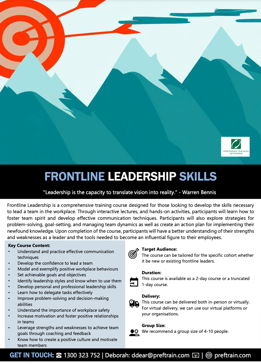 Frontline leadership skills