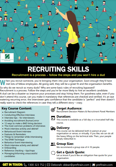 Recruiting skills