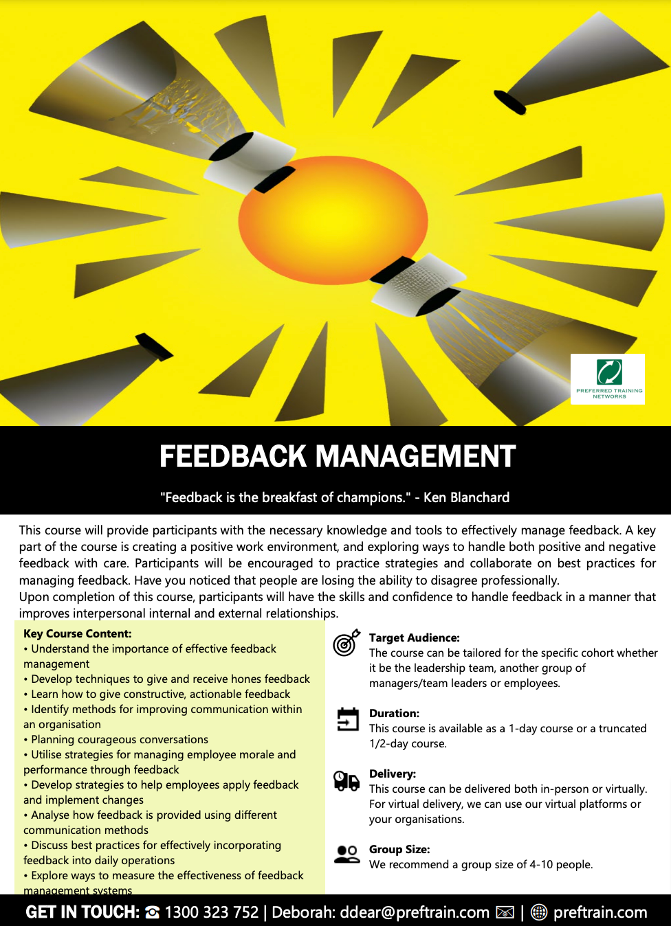 Feedback management