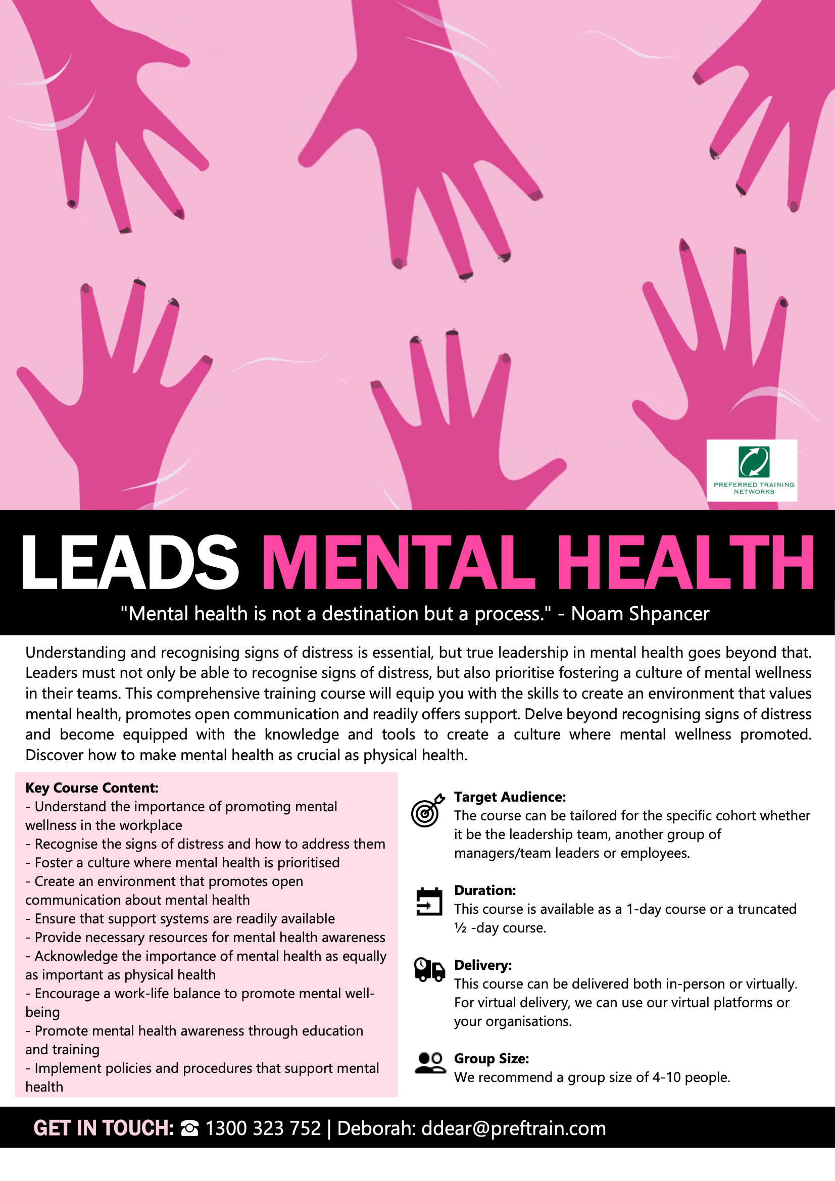 Leads mental health